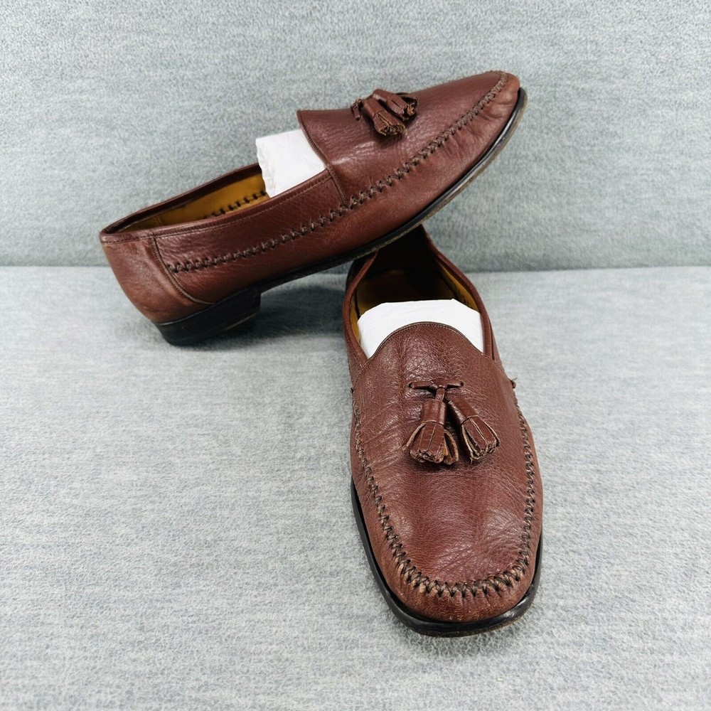MEZLAN 34395 - Brown Leather Loafer Shoe Size 12M MADE IN SPAIN   B2